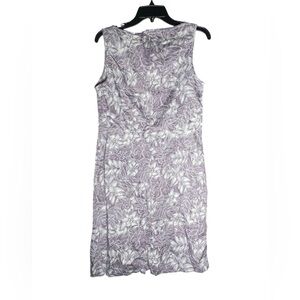 VTG Patagonia Pataloha Dress Womens Size 12 Purple Floral Hawaiian Tropical